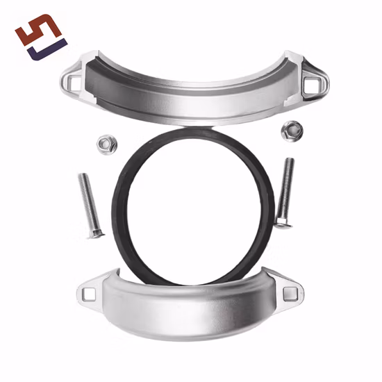 돼지 지류 관 임명을 위한 닦은 까만 나일론 사슬 코너 주철 분리된 꺽쇠